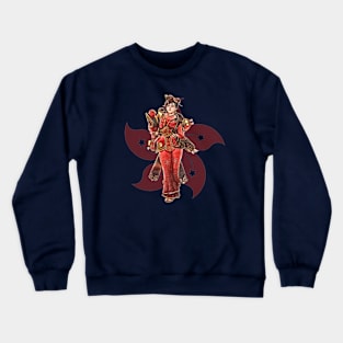 Overwatch Mei Hong Kong Flower Crewneck Sweatshirt